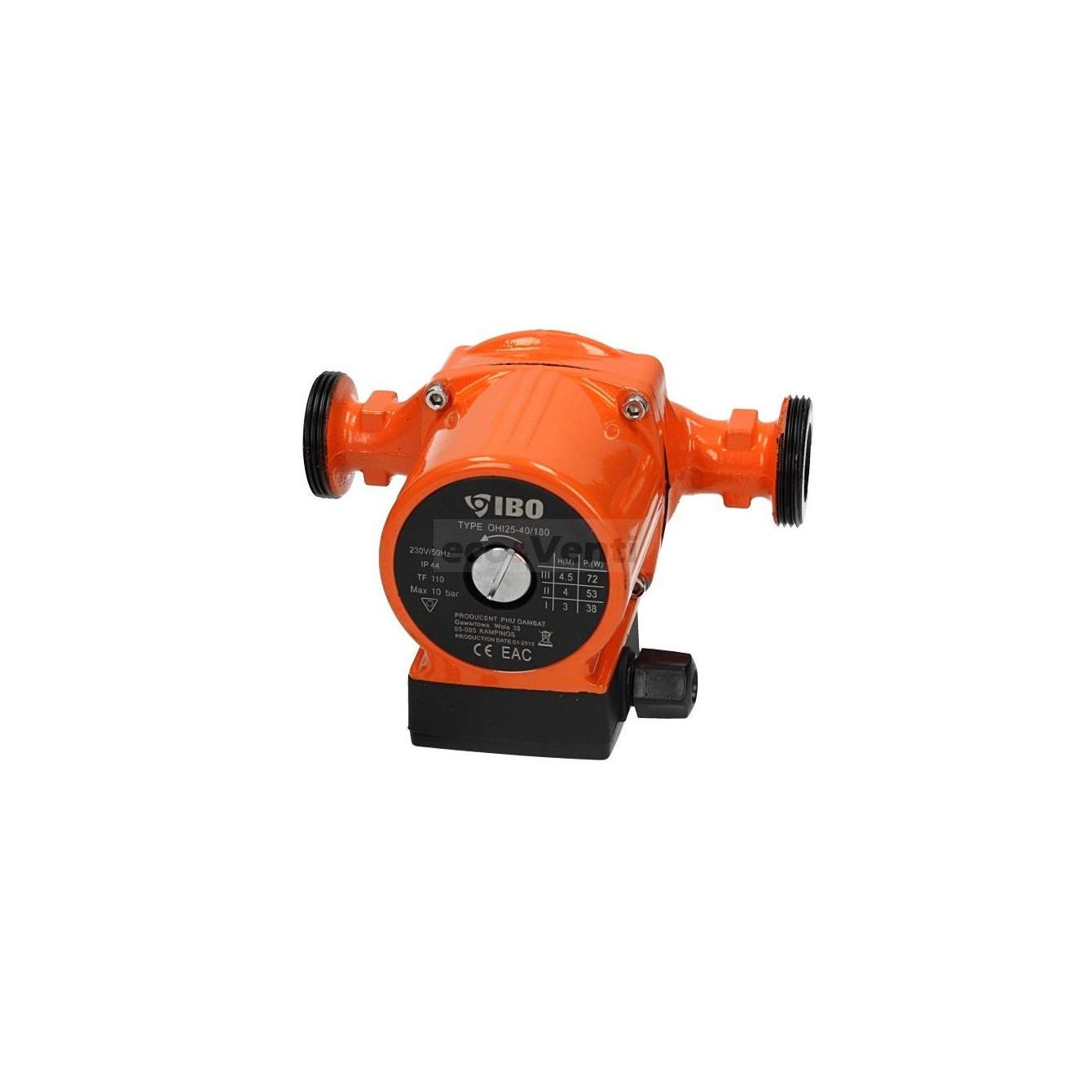 CENTRAL HEATING CIRCULATOR PUMP 40-180 FOR HOT WATER HEATING SYSTEM 