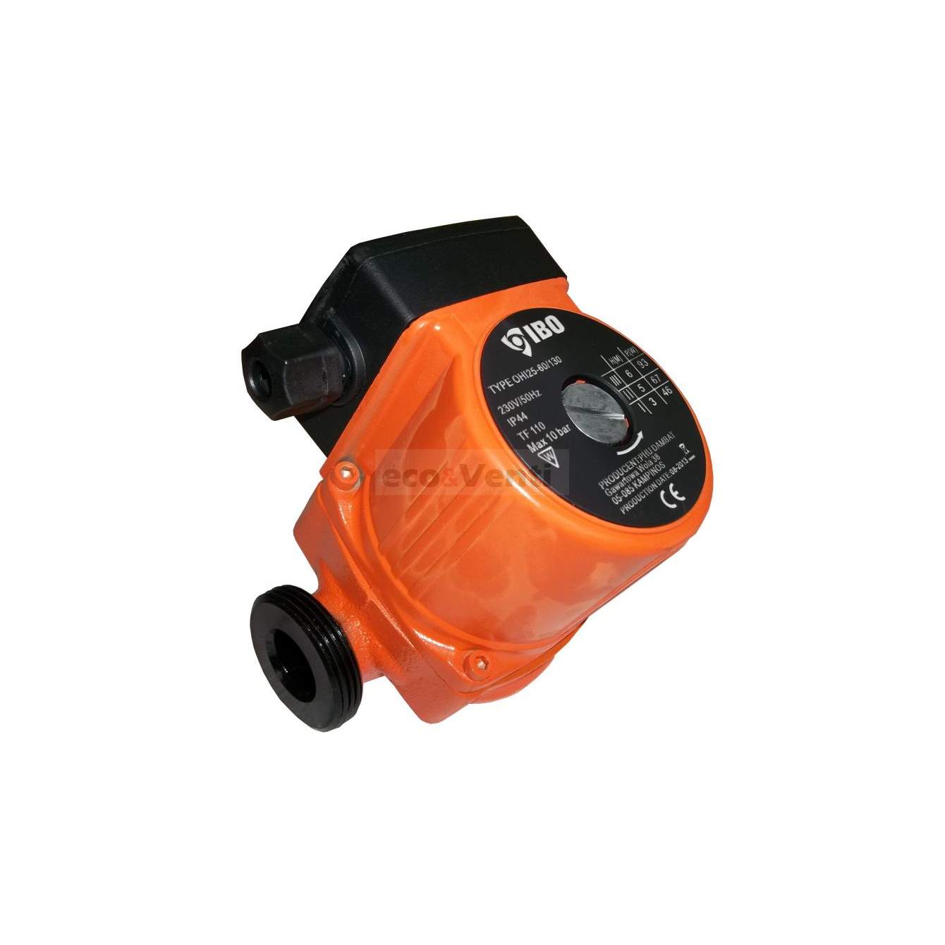 CENTRAL HEATING CIRCULATING PUMP FOR HOT WATER HEATING SYSTEM 25-60 130 