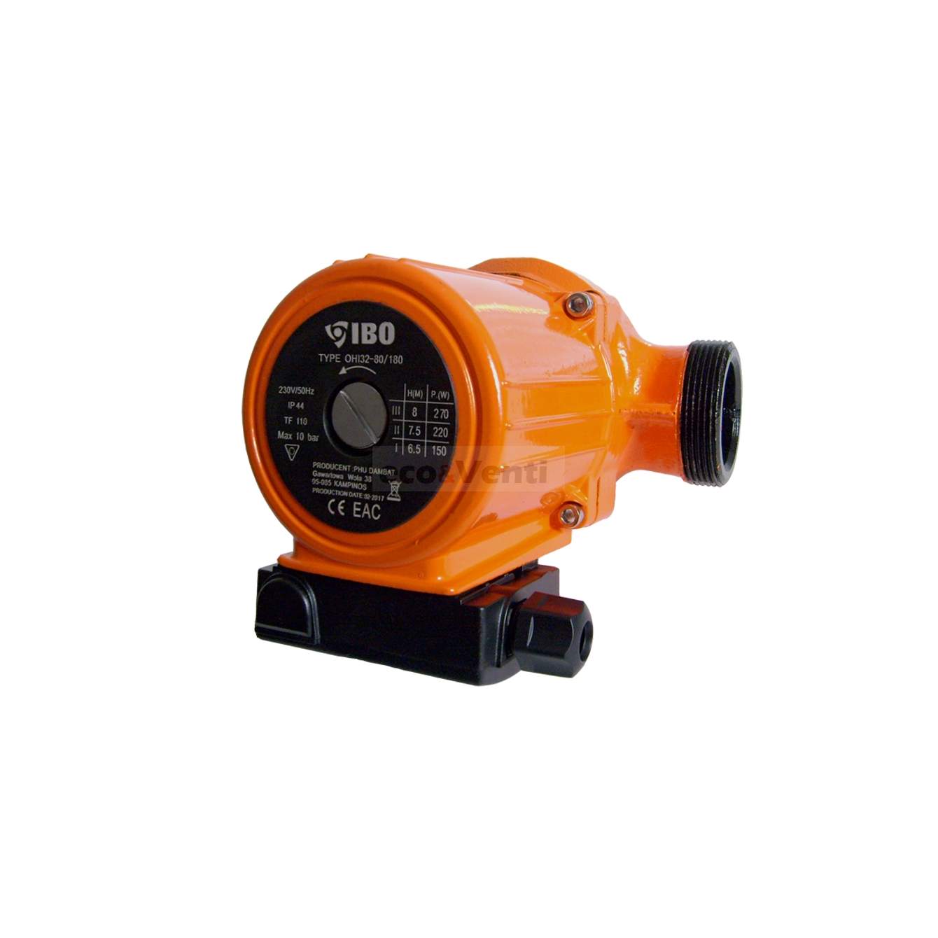 IBO OHI 32-60/180 Circulator Pump Cent Heating replaces GRUNDFOS DAB MYSON WILO 