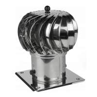 Rotary Chimney Cowl Cap | 150 mm | Stainless Steel