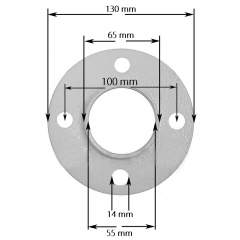 IBO OHI 50-140/220 flange dimensions