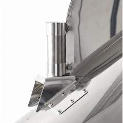 Self-adjusting chimney cowl with external bearing |  Stainless Steel 1.4404 0,6mm 