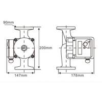 IBO OHI 40-80 200 pump dimensions