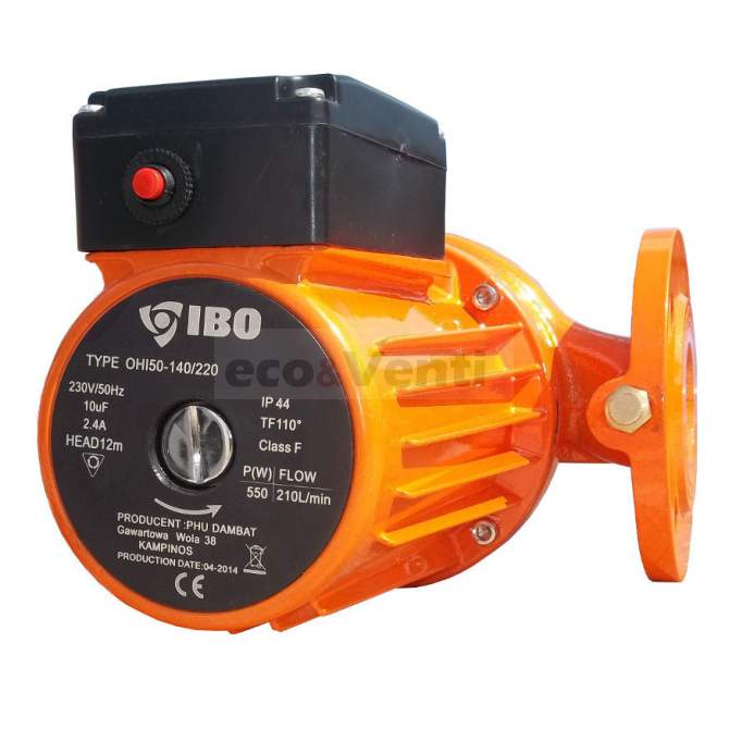 IBO OHI 50-140/220 | Bomba de circulación de agua caliente industrial sin glándulas