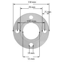 IBO OHI 50-140/220 flange dimensions