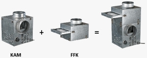 Operating logic of KAM fan with FFK filter box